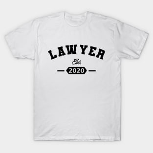 Lawyer Est. 2020 T-Shirt